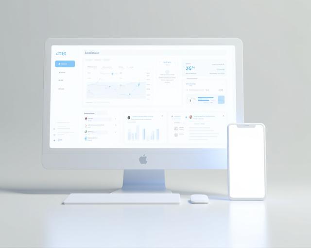 설화 플랫폼의 대시보드를 보여주는 모바일 및 데스크탑 UI 목업